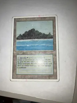 Magic the Gathering Tropical Island Land Card Vintage, Rare - Image 1