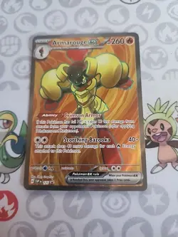 Pokemon Card 2024 Armarouge EX Black Star Promo Card SVP 125 - Image 1