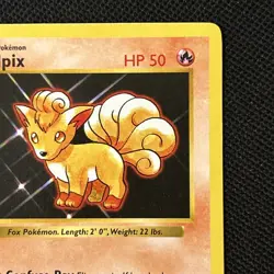 Vulpix 68/102 Base Set (Shadowless) Regular Card, Never Played 1st Edition NM - Image 4
