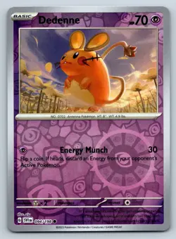 Dedenne - Reverse Holo - Paradox Rift PAR 094/182 Pokemon TCG Card - Image 1