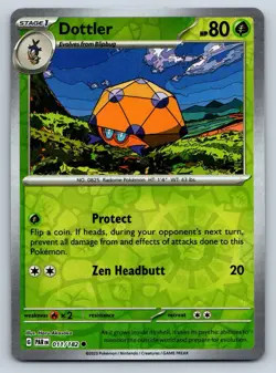 Dottler - Reverse Holo - Paradox Rift PAR 011/182 Pokemon TCG Card - Image 1