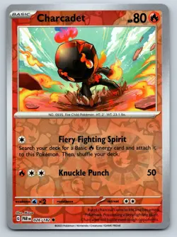 Charcadet - Reverse Holo - Paradox Rift PAR 026/182 Pokemon TCG Card - Image 1