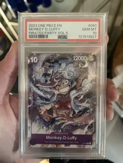 PSA 10 Monkey.D.Luffy (041) P-041 One Piece Promotion Cards Regular - Image 1