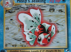 Misty's Seaking - 55/132 - 1st Edition Uncommon WOTC TCG-Gym Heroes Pokemon Card - Image 2