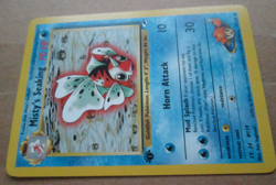 Misty's Seaking - 55/132 - 1st Edition Uncommon WOTC TCG-Gym Heroes Pokemon Card - Image 3