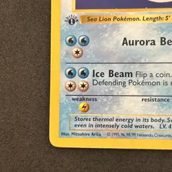 Dewgong 25/102 Base Set (Shadowless) Regular 1st Edition Card Never Played ￼ - Image 2