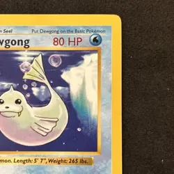 Dewgong 25/102 Base Set (Shadowless) Regular 1st Edition Card Never Played ￼ - Image 4