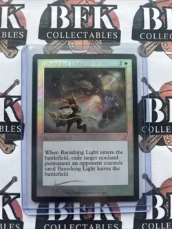 Banishing Light FOIL Time Spiral Remastered NM White Special MAGIC CARD - Image 1