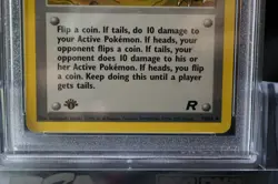 2000 Pokemon ROCKET DIGGER TRAINER CARD 1ST EDITION #75 PSA 9 - Image 3