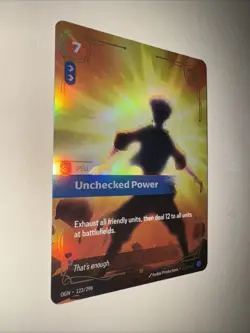 Unchecked Power OGN 123/298 Epic Riftbound TCG CCG English Card Game - Image 2