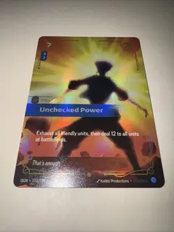 Unchecked Power OGN 123/298 Epic Riftbound TCG CCG English Card Game - Image 4