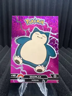 Snorlax #143 - Crystal Holo Box Hit - Crystal Dark Black - Pokemon Card - Image 1