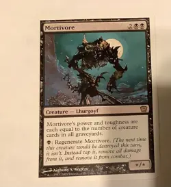 Mortivore 9th Edition NM Black Rare MAGIC THE GATHERING MTG CARD - Image 1