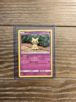 Mimikyu 97/236 Rare NM-LP 2019 Pokemon Sun & Moon Cosmic Eclipse Non-Holo Card - Image 1