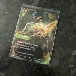 RIFTBOUND CARD LEAGUE OF LEGENDS Alt Art: Lee Sin - Ascetic OGN 078a - Image 3