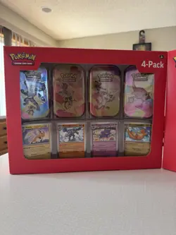 Lot of (2) Pokemon 4 Mini Tins + 4 Promo Cards - 151 SAMS CLUB 🔥🔥 - Image 2