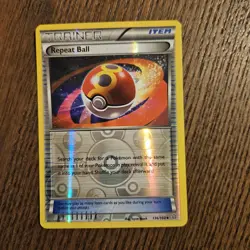 Pokemon TCG Card - Repeat Ball 136/160- XY Primal Clash - Reverse Holo NM 2015 - Image 1