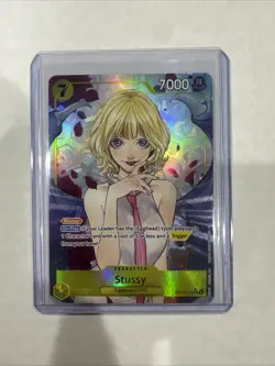 Stussy Alt Art OP13-110 SR Carrying on His Will ONE PIECE Card Game NM - Image 1