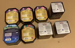 Lot Of 8 Pokemon Tins - NO CARDS - NO INSERTS - Image 2