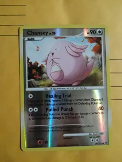 Pokemon Card Chansey Platinum Common 69/127 Near Mint - Image 1