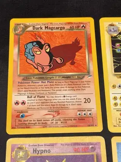 Vintage WOTC Rare Pokemon Card Lot - Neo Genesis, Fossil, Base Set - 1999 MP/HP - Image 2