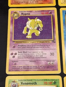 Vintage WOTC Rare Pokemon Card Lot - Neo Genesis, Fossil, Base Set - 1999 MP/HP - Image 5