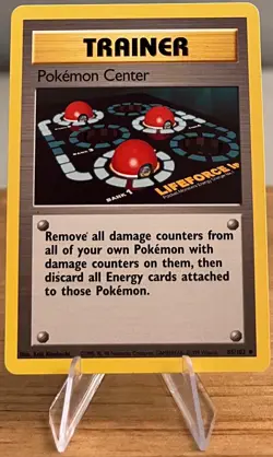 Pokemon Centre Trainer Card Non-Holo Near Mint - 85/102 Uncommon Base Set 1999 - Image 1