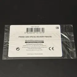 Special Delivery Pikachu SWSH074 Holo Promo Card SEALED - Image 2