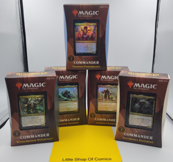 Magic The Gathering Strixhaven Commander Deck Set of 5 2021 School of Mages - Image 1