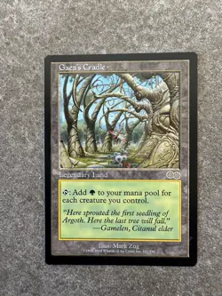 Magic The Gathering MTG Gaea's Cradle - Urza's Saga NM Unplayed - Image 1
