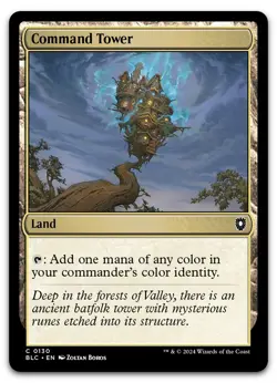 Command Tower #130 (NM) Bloomburrow BLC Magic MTG - Image 1