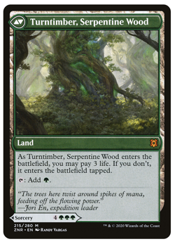 MTG: 1 x Turntimber Symbiosis - Mythic Sorcery - Zendikar Rising (ZNR) M/NM - Image 2