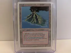 1994 Magic REVISED ED Volcanic Island CGC 5 Excellent - Image 3