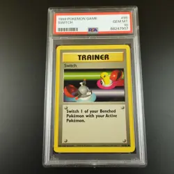 PSA 10 Switch 95/102 Pokemon Base Set 1999 Graded Card - Image 1
