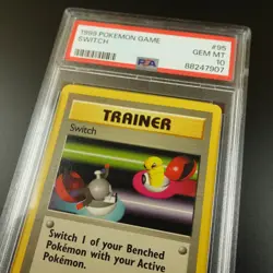 PSA 10 Switch 95/102 Pokemon Base Set 1999 Graded Card - Image 2