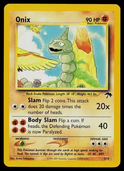 Pokemon Card - Onix Southern Islands 3/18 Promo - Image 1