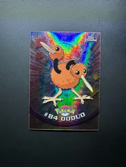 2000 Topps Chrome Pokemon TV Animation Series 2 Spectra #84 Doduo - Image 3