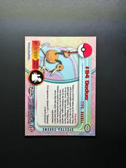 2000 Topps Chrome Pokemon TV Animation Series 2 Spectra #84 Doduo - Image 4