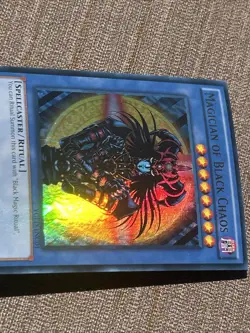 Yugioh Magician of Black Chaos YGLD-ENC01 Ultra Rare NM Near Mint CARD 1996 - Image 5