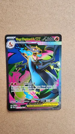 Pokemon Phantasmal Flames Mega Charizard X EX Full Art Ultra Rare 109/94 NM EN - Image 1