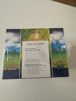 POKEMON GO PREMIER DECK HOLDER BOX DRAGONITE V STAR COLLECTION SEALED BRAND NEW - Image 2