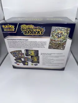 Pokemon TCG Scarlet & Violet Surging Sparks Pokemon Sealed Elite Trainer Box ETB - Image 3
