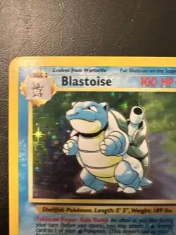 Blastoise 002/102 Base Set Holo Pokemon NM Near Mint - Image 2