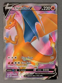 Pokemon Charizard V SWSH050 Sword & Shield Champions Path ETB Promo Holo NM - Image 1
