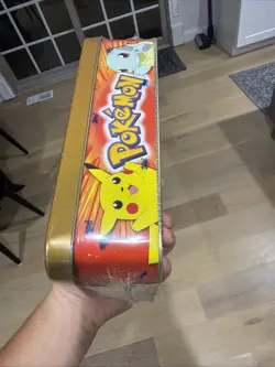 Vintage Pokemon Topps 1999 TV Animated Edition Meowth Tin SEALED Rare - Image 3