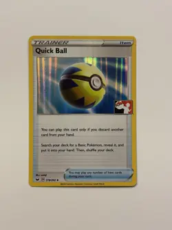 4 X Quick Ball 179/202 Pokemon Prize Pack Line Holo + others PRIVATE AUCTION - Image 1