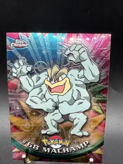 Pokemon Machamp #68 Topps 2000 Chrome - Image 2