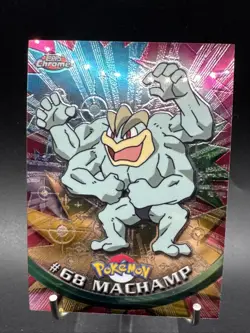 Pokemon Machamp #68 Topps 2000 Chrome - Image 3