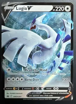 Pokemon Lugia V SWSH301 Sword & Shield Promo Holo Rare M/NM - Image 1