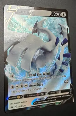 Pokemon Lugia V SWSH301 Sword & Shield Promo Holo Rare M/NM - Image 2